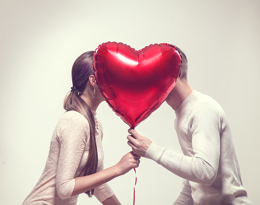 Globo corazón San Valentín