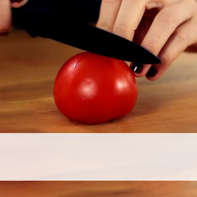 Cómo pelar un tomate