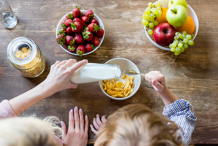 Desayuno saludable para niños
