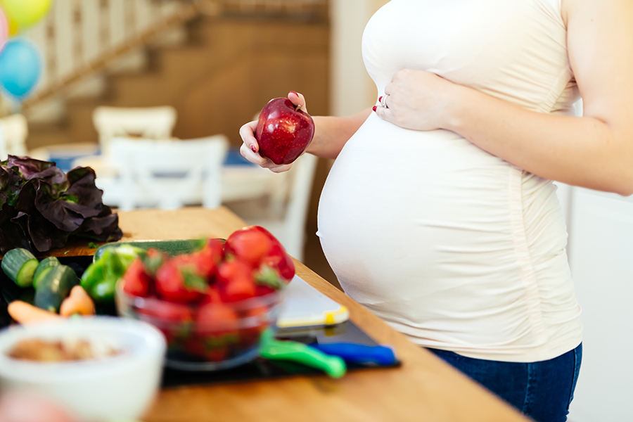 Aumenta las calorías durante el segundo trimestre del embarazo