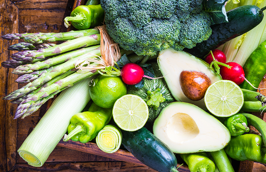 Las frutas, verduras y hortalizas aportan muchos nutrientes necesarios durante el embarazo 