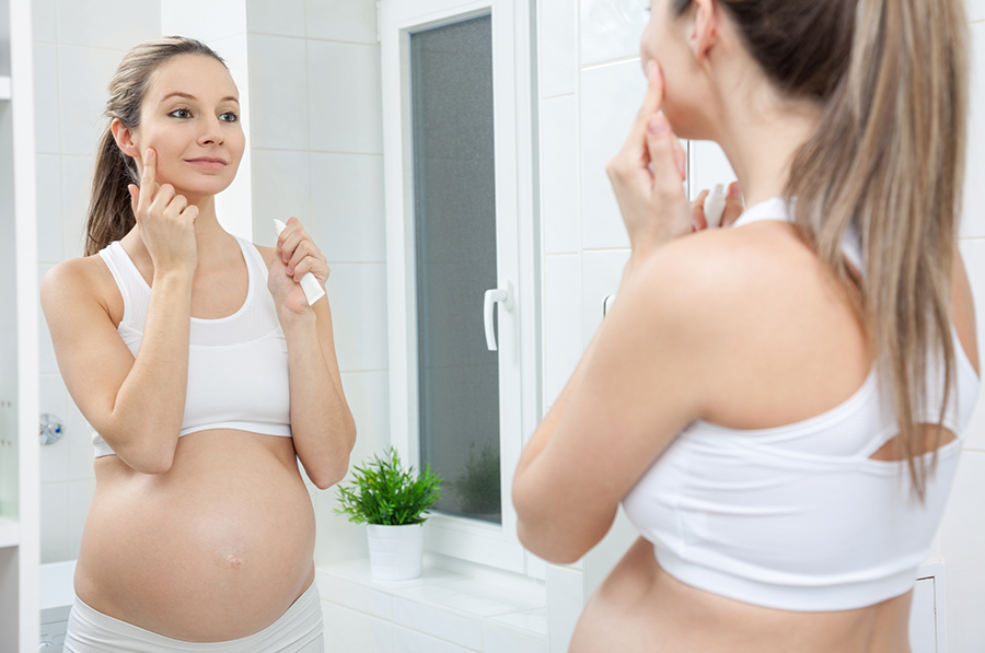 Cuida tu piel y cabello durante el embarazo
