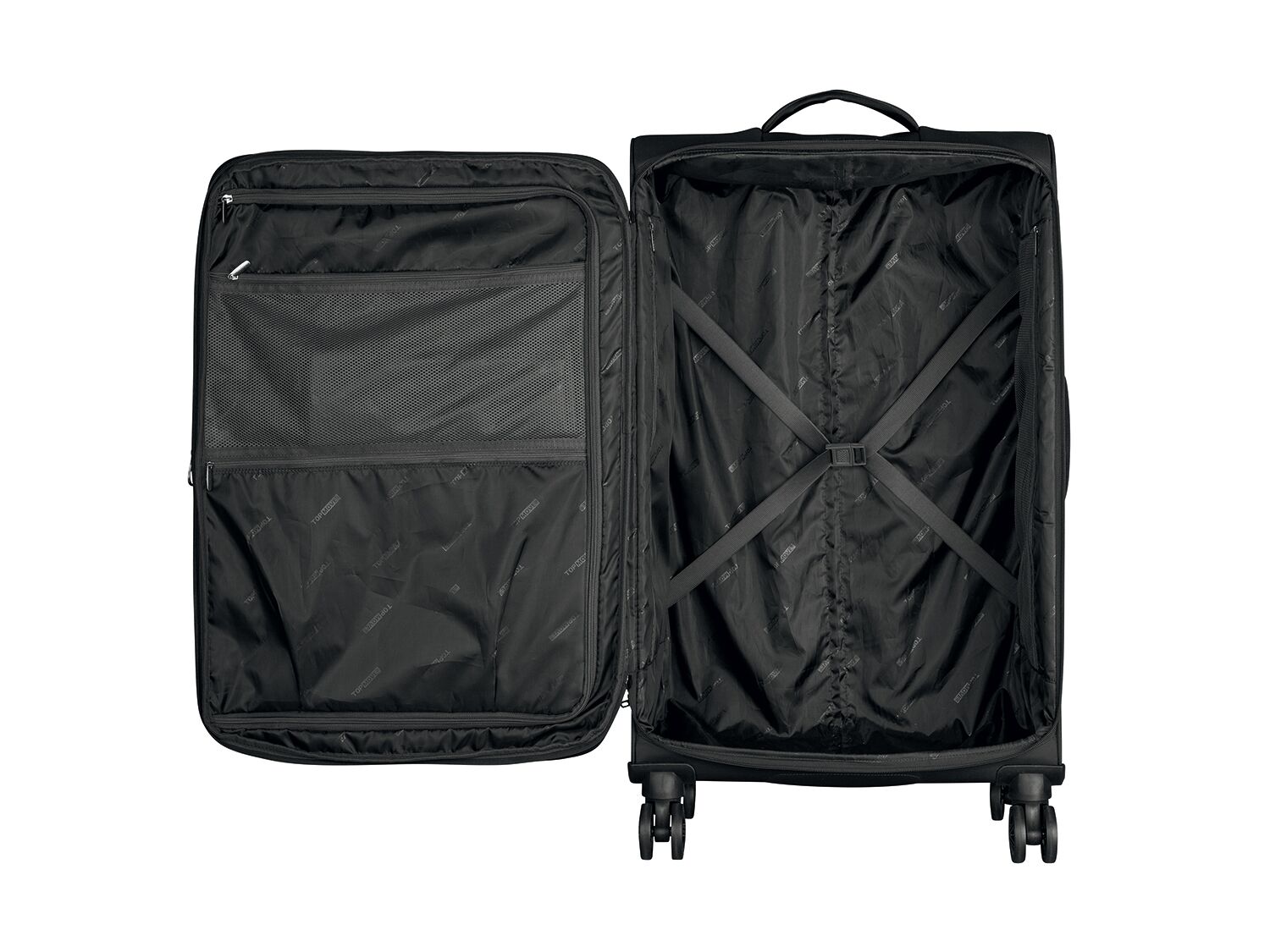 Set de maletas de tela negra