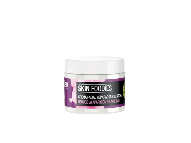 Skin Foodies Crema facial antiarrugas de noche con extracto de rosa silvestre