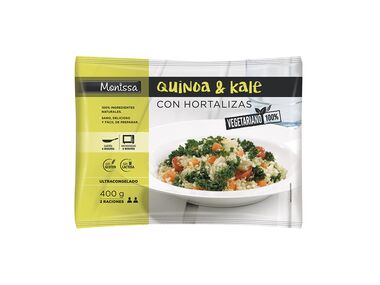 Salteado de quinoa y kale