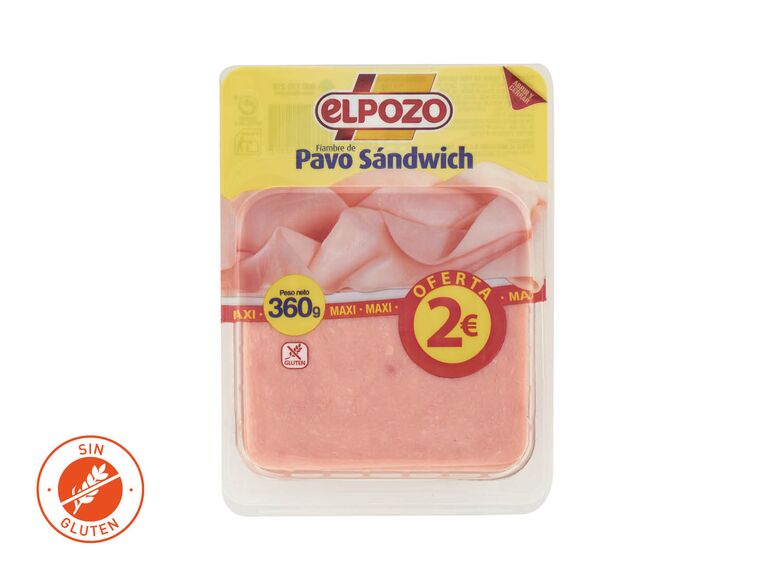 El Pozo® Pavo-Jamón Sandwich