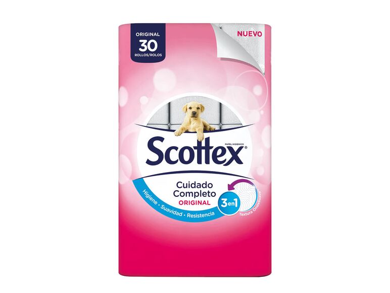 Scottex® Papel higiénico 2 capas