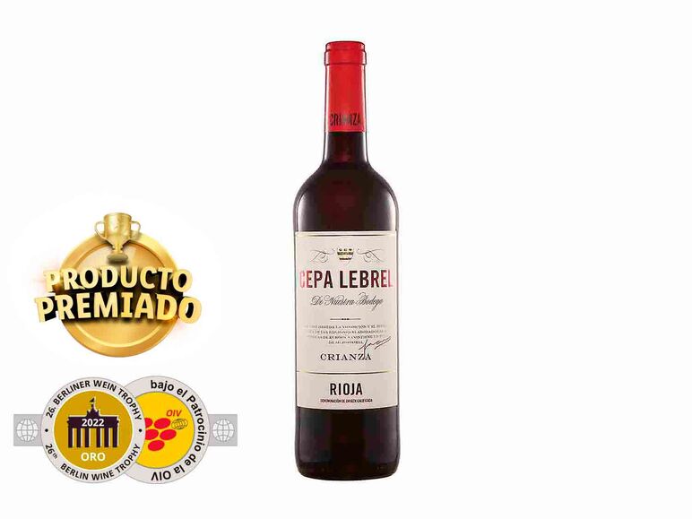 Cepa Lebrel® Vino tinto crianza D.O.Ca Rioja