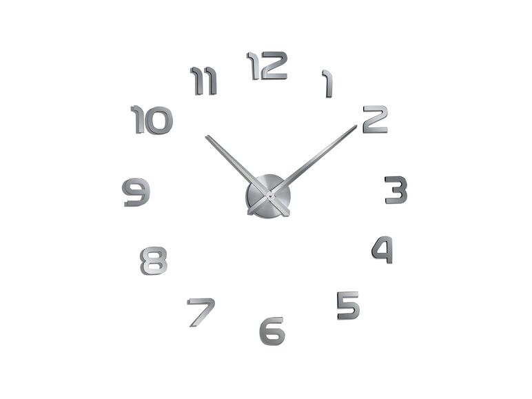 Reloj de pared con números 1 - 12