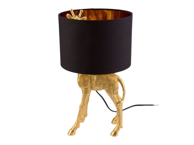 Lámpara decorativa con figura de jirafa