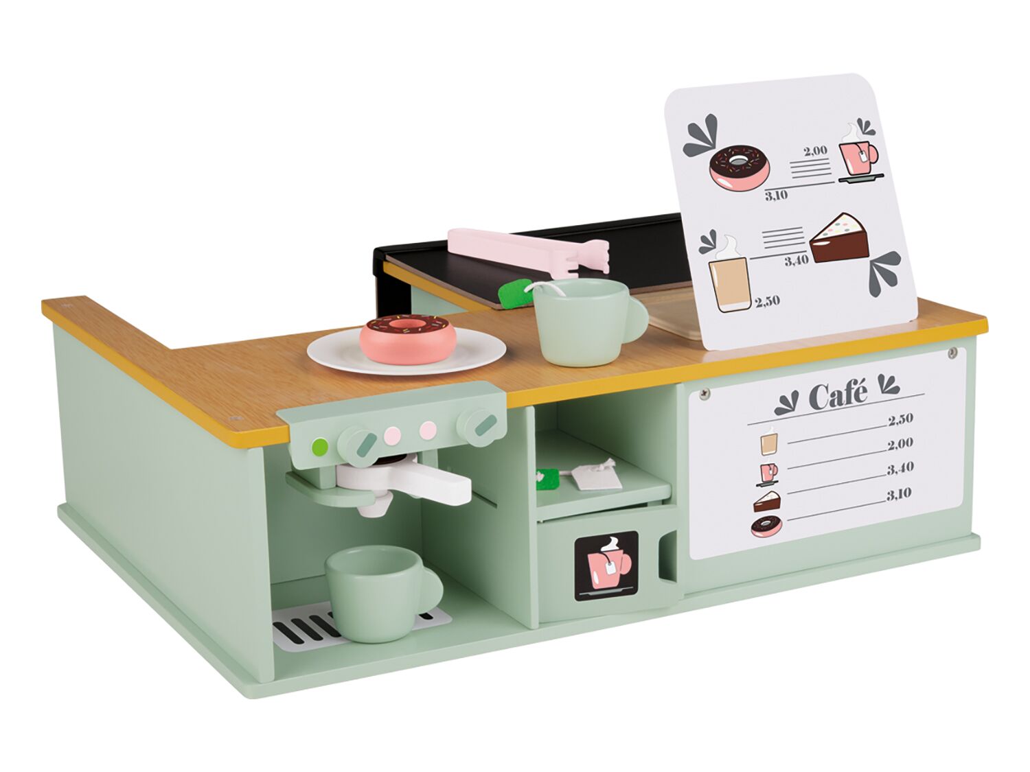 Cafetería de juguete de sobremesa