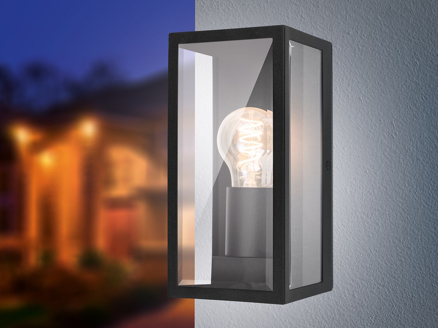 Lámpara LED de exteriores rectangular