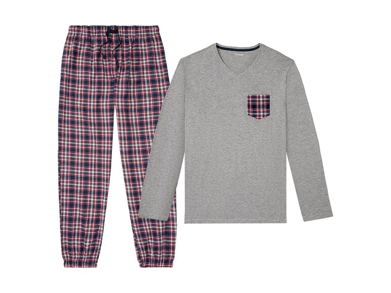 Pijama gris para hombre
