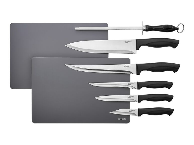 Set de cuchillos con varilla de afilar
