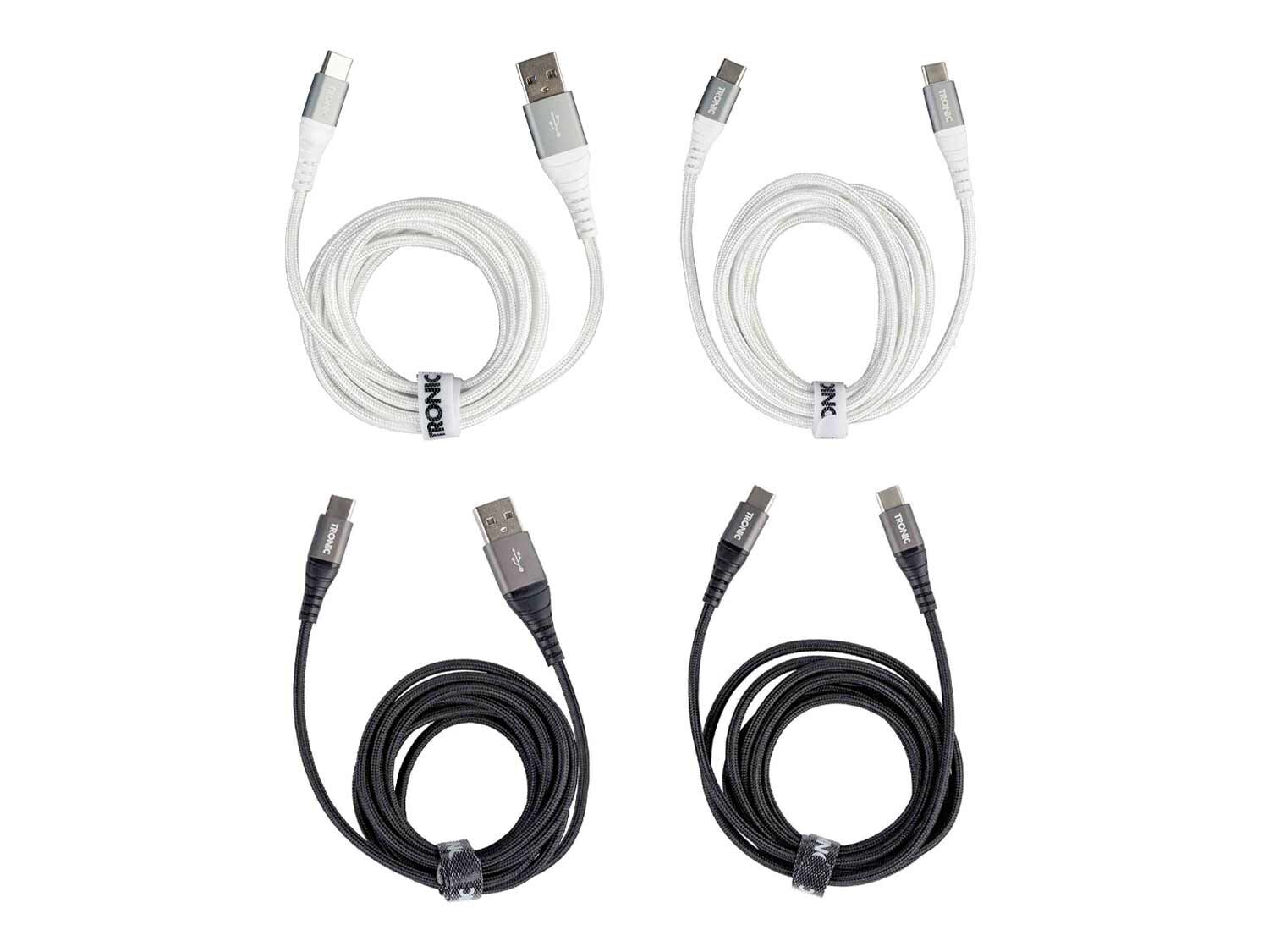 Cable de datos y carga USB textil