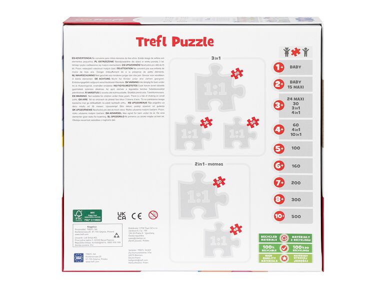 Treffl Puzzle pack 4