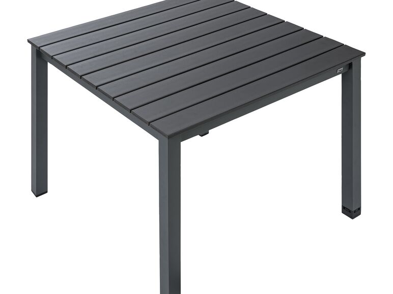 Mesa de jardín gris 90 x 90 cm