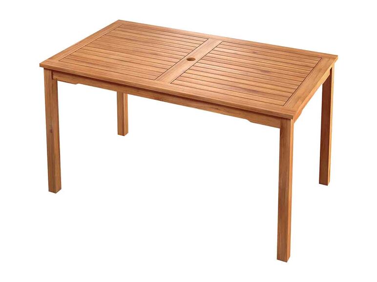 Mesa de jardín 140 x 80 cm de madera de acacia