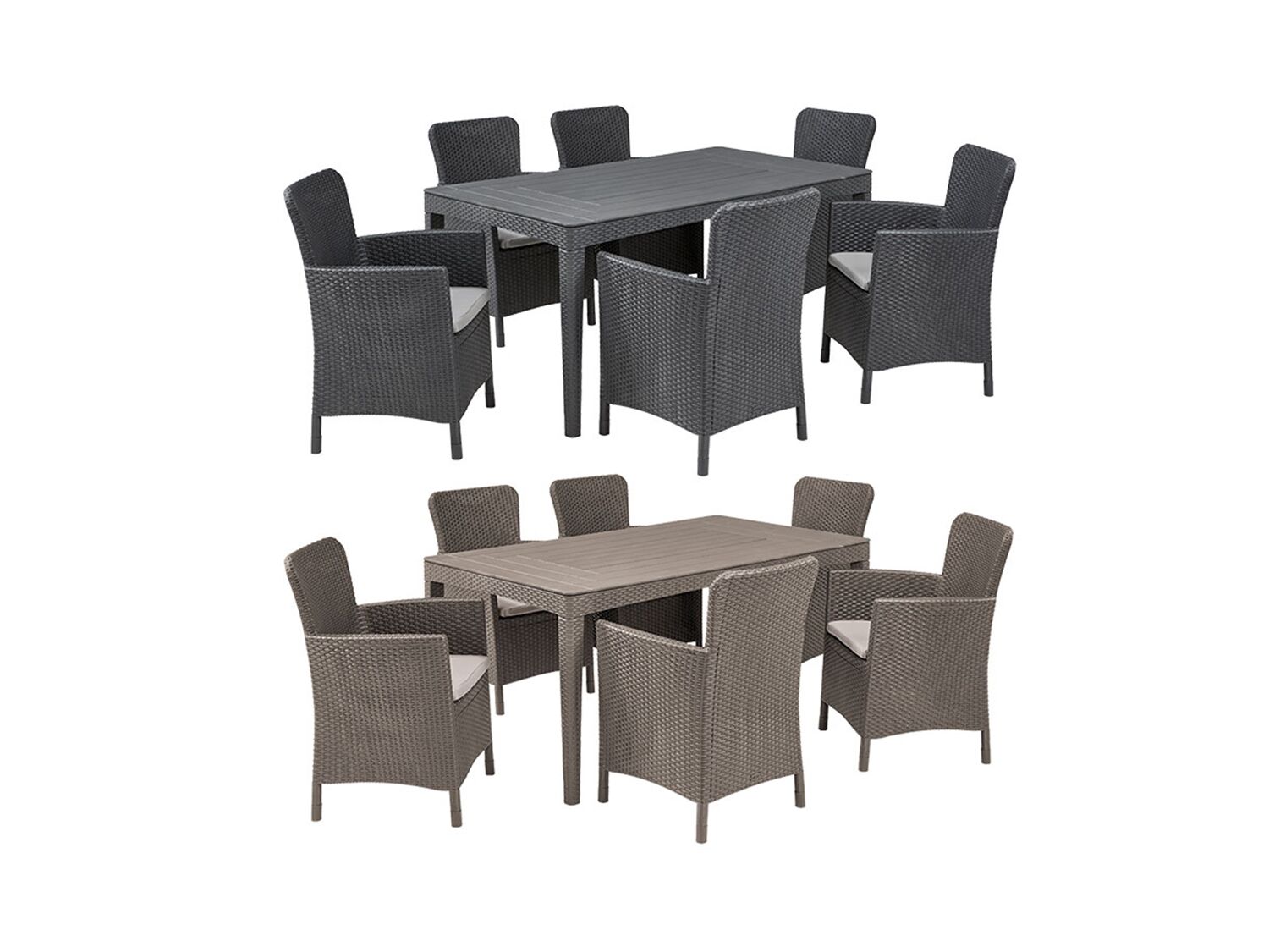 Allibert Conjunto de mesa y sillones