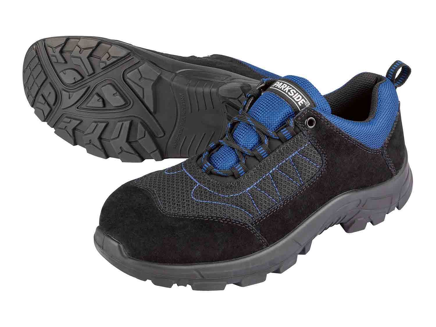 Zapatos de seguridad S3 de cuero caña baja