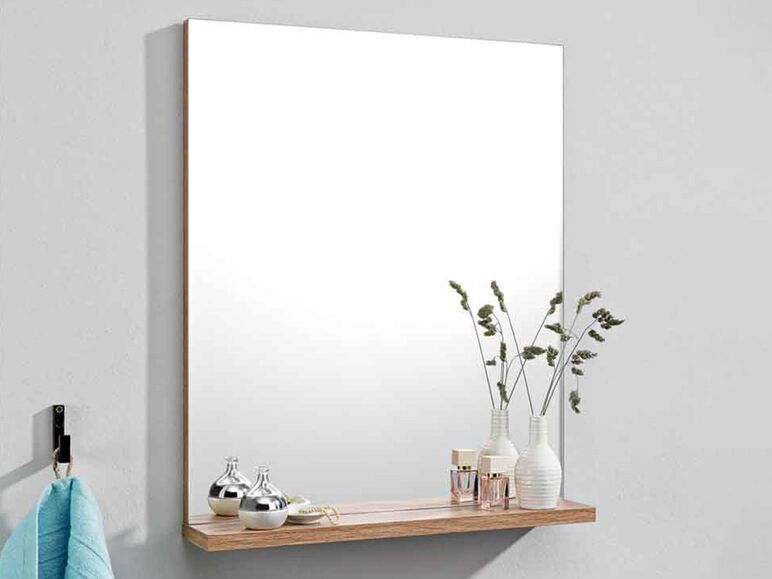 Espejo de baño con estante 50 x 60 x 10 cm