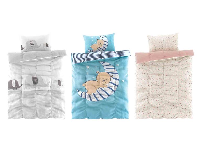 Set de ropa de cama reversible para bebé