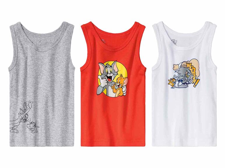 Camisetas de tirantes infantiles Tom & Jerry pack 3