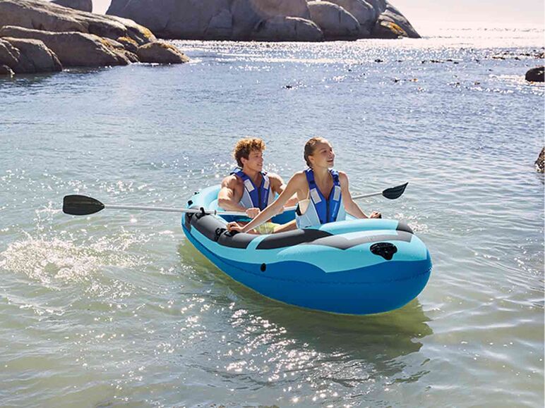 Barca hinchable con 3 cámaras de aire para 2 personas