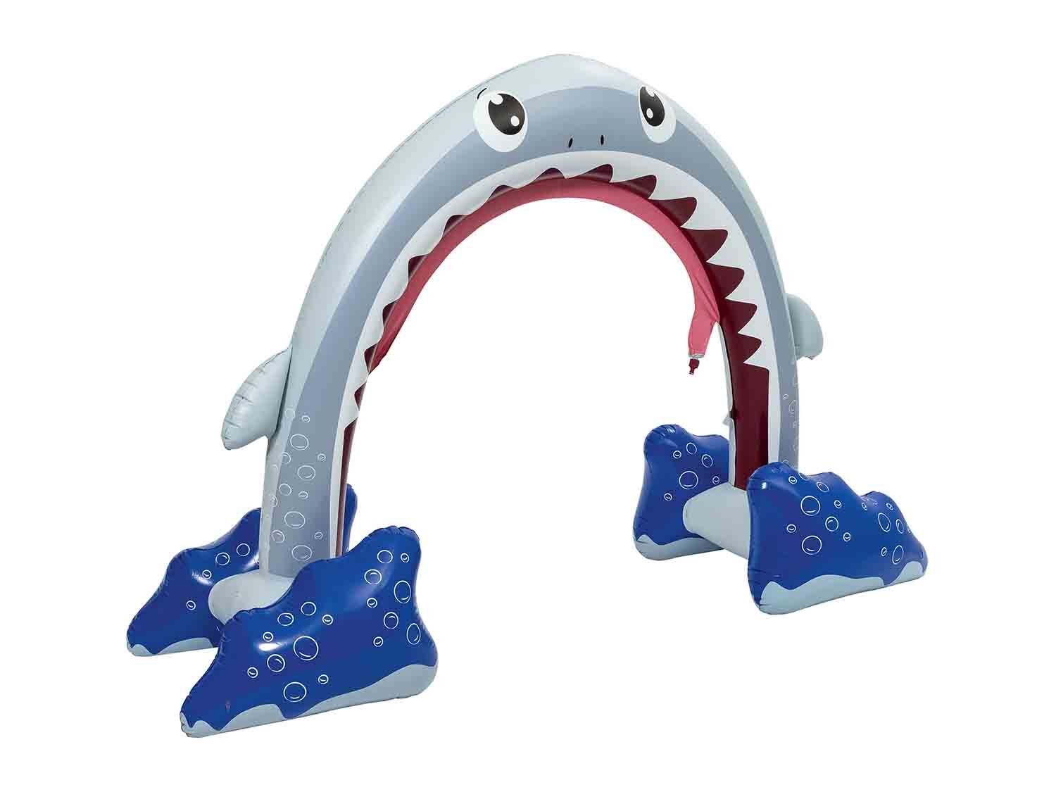 Rociador de agua inflable tiburón