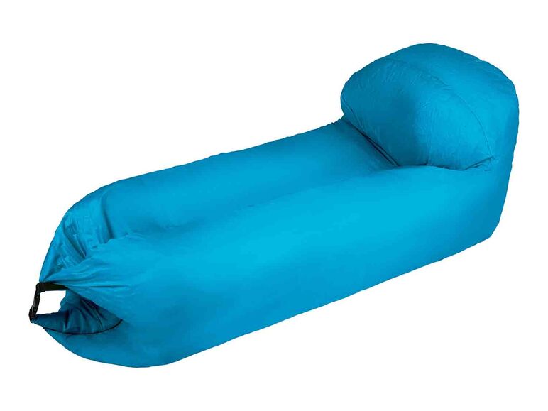 Sofá inflable azul