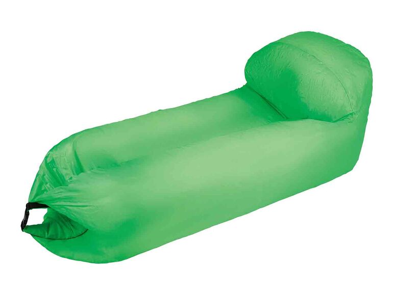 Sofá inflable verde