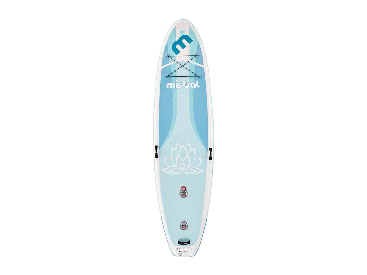 MISTRAL® Tabla hinchable de paddle surf y yoga de doble cámara para 1 persona x 86 x 15 | Lidl