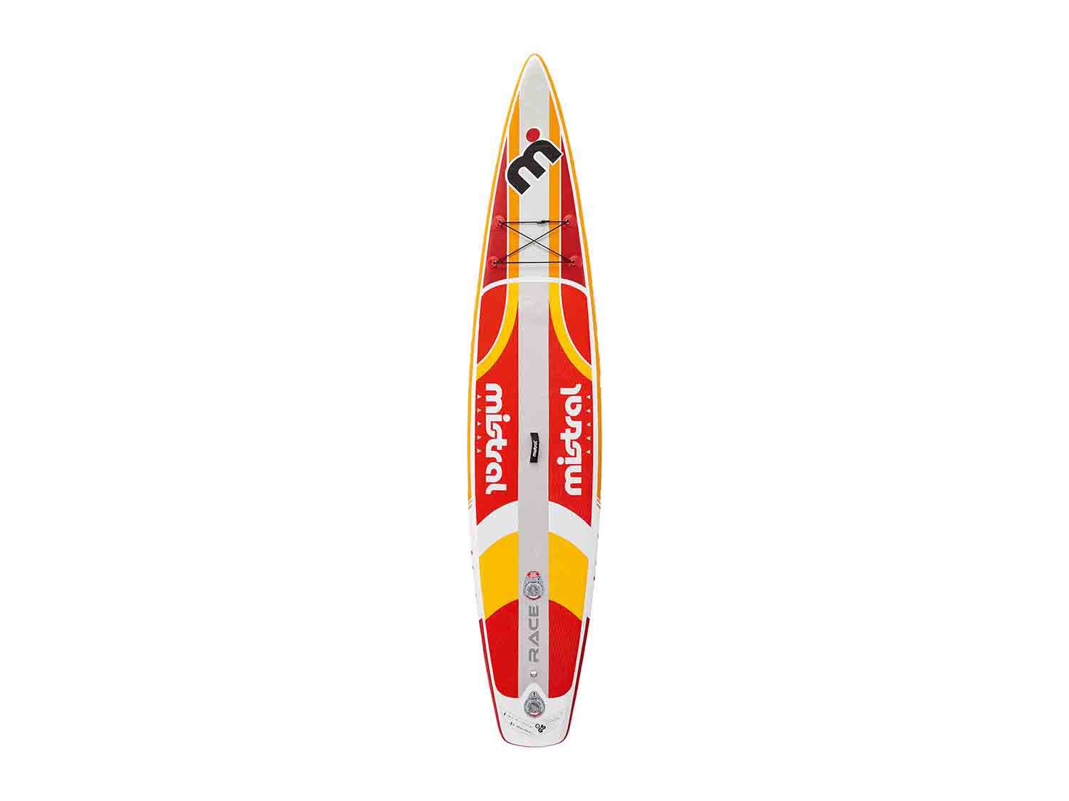 MISTRAL® Tabla hinchable de paddle surf Race de doble cámara para 1 persona 381 x 76 x 15 cm 