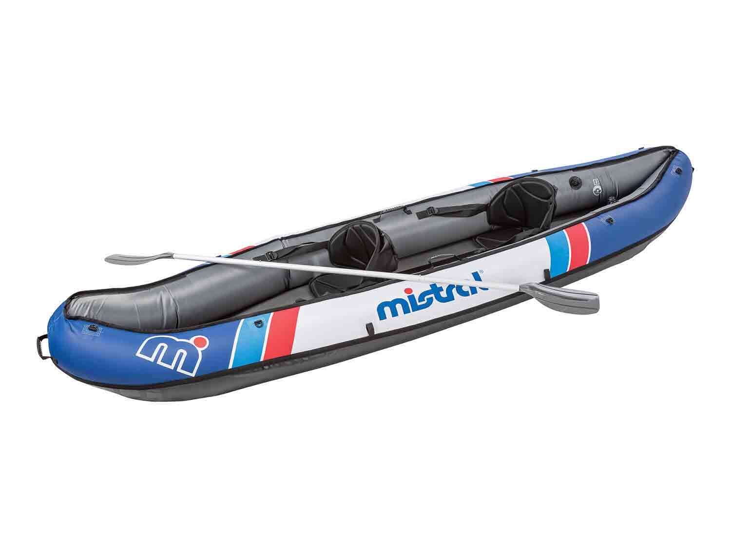 MISTRAL®  Kayak hinchable de 3 cámaras para 2 personas 330 x 94 x 48 cm