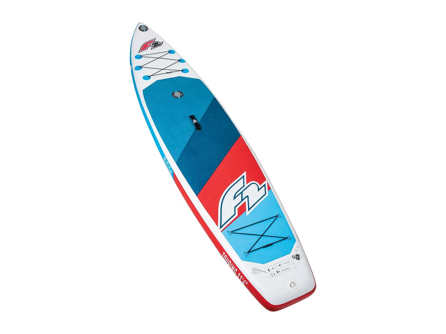 F2 Tabla hinchable de paddle surf de travesía de doble cámara para 1 persona 351 x 78 x 15 cm 