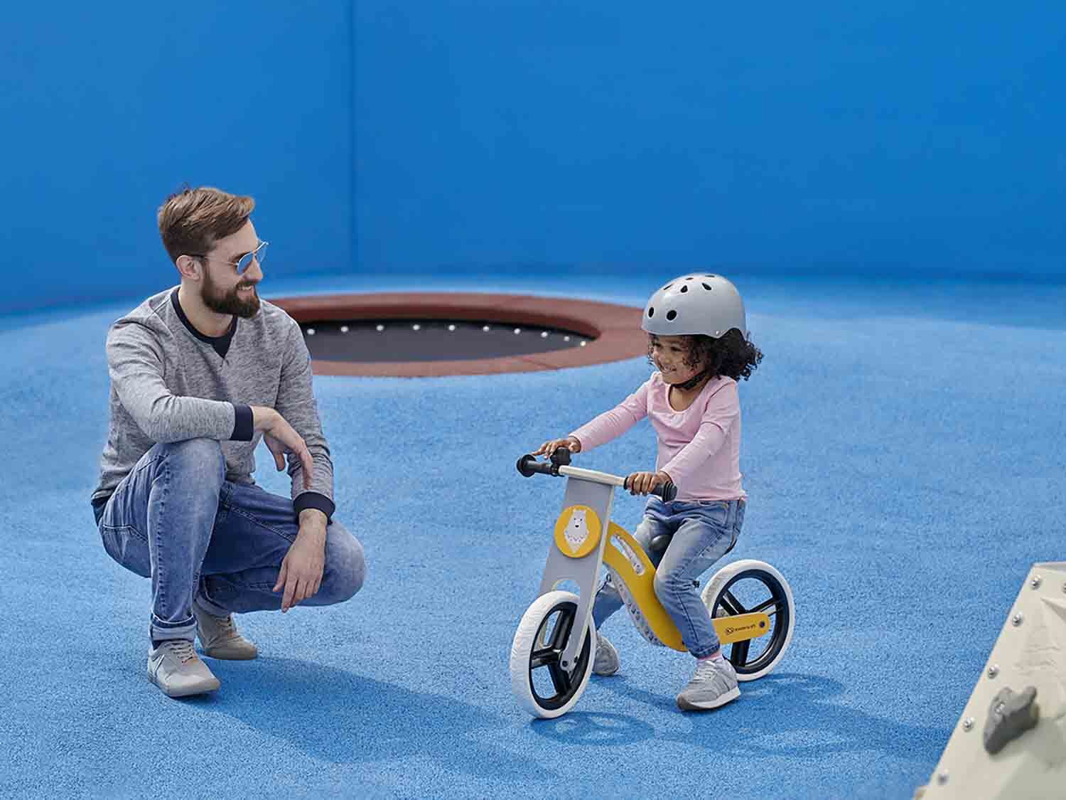 Kinderkraft Bicicleta sin pedales de madera infantil