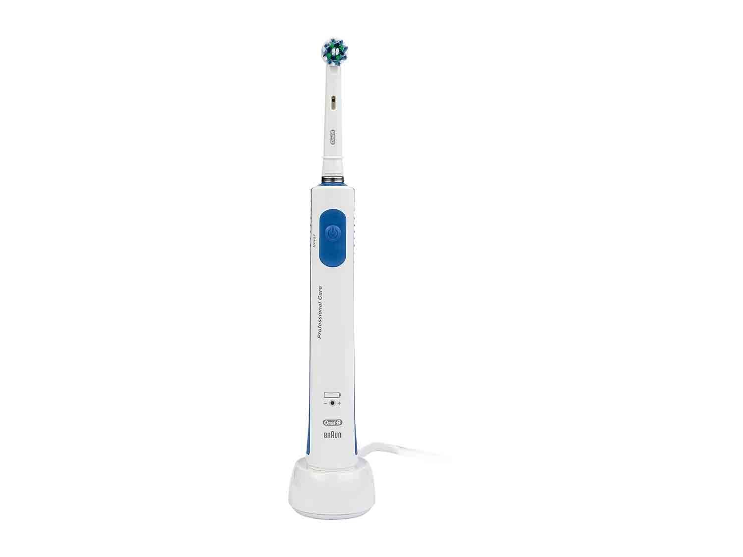 Oral-B Cepillo de dientes eléctrico Pro 600 con cabezal de recambio