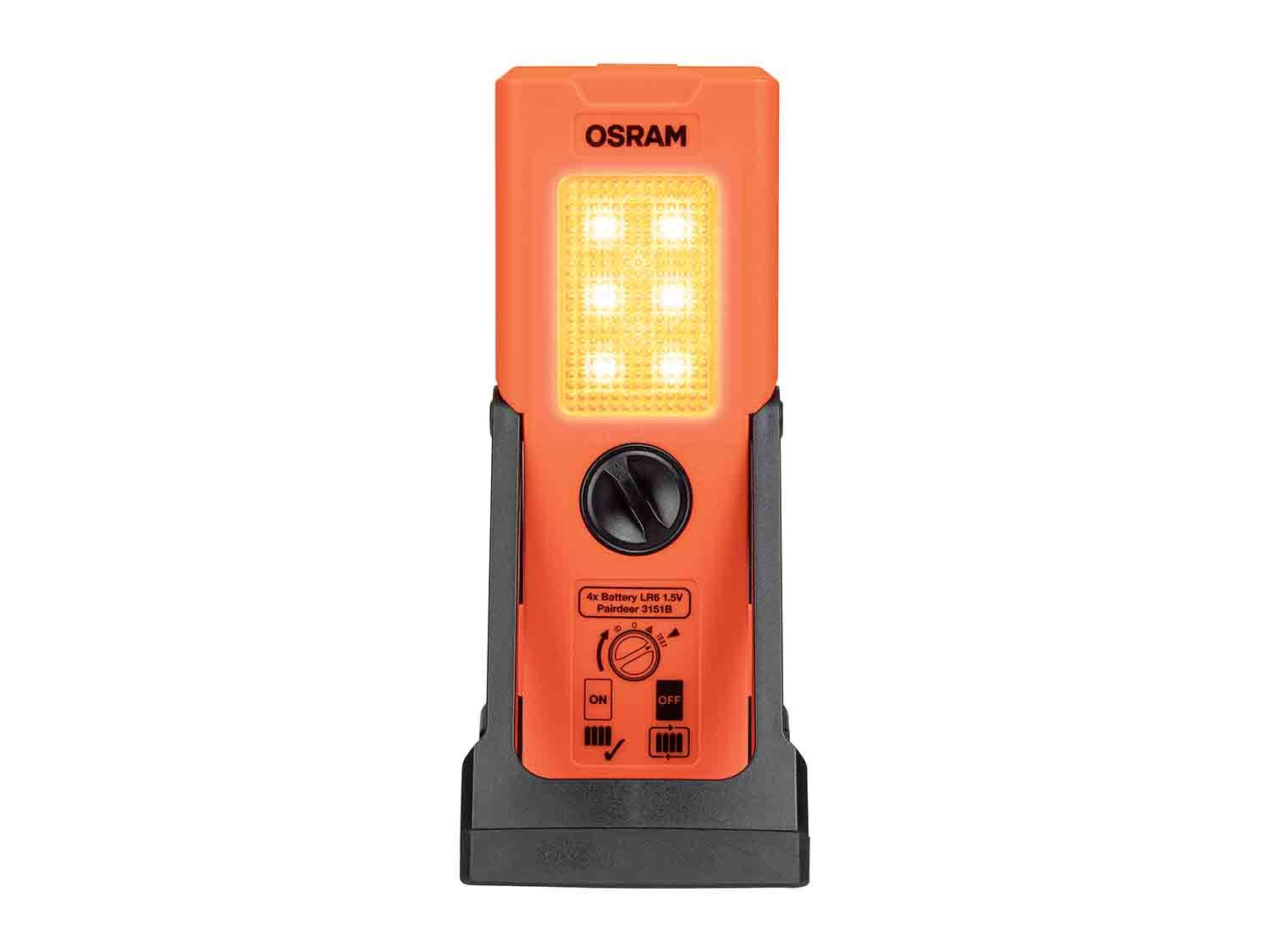 OSRAM ® Luz de advertencia LED + linterna LED
