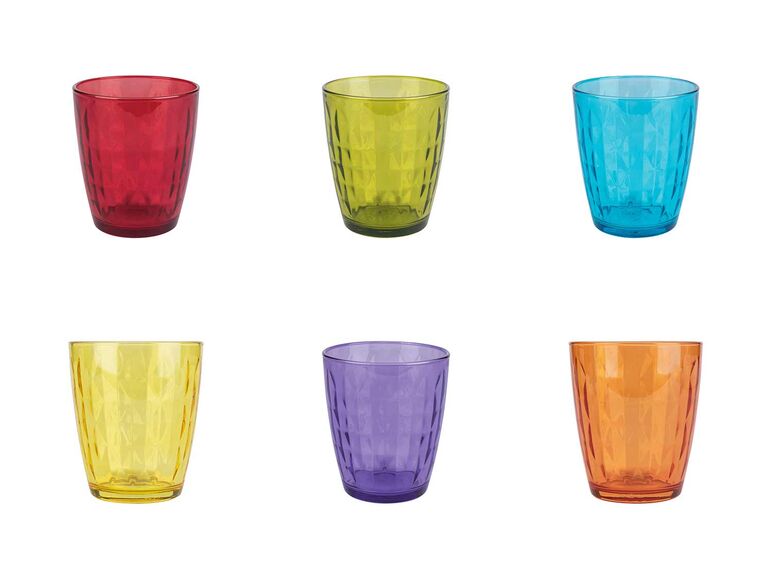 Tognana vasos de cristal colores pack 6