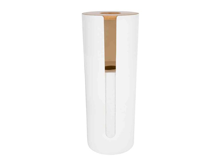 Toallero / Estante de ducha / Portarollos para WC de bambú