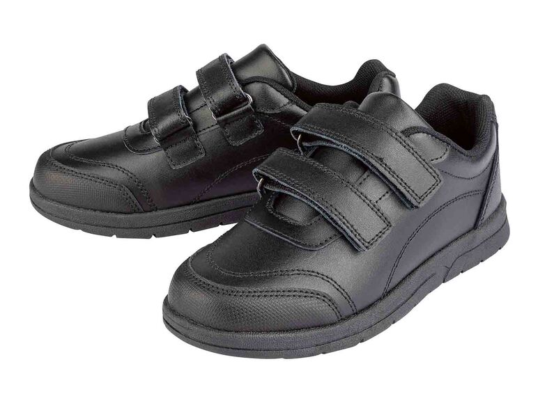 Zapatos infantiles negro con velcro