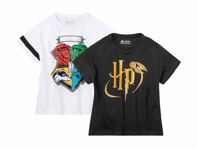 Camisetas júnior Harry Potter pack 2