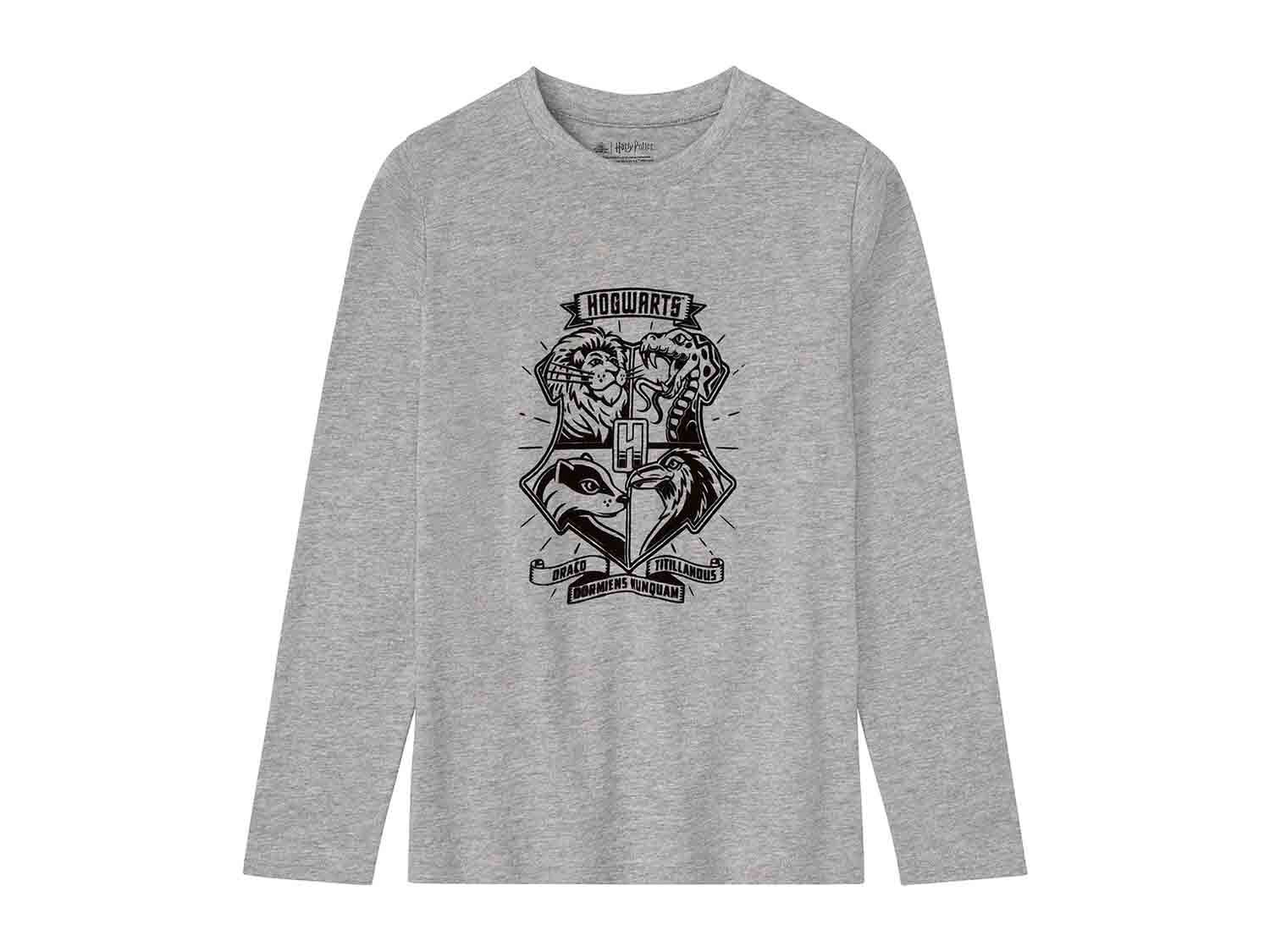 Camisetas de manga larga júnior Harry Potter pack 2