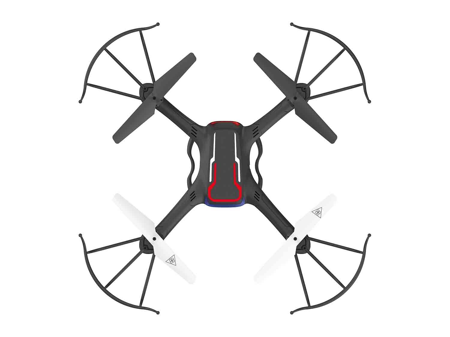 Dron cuadricóptero con cámara