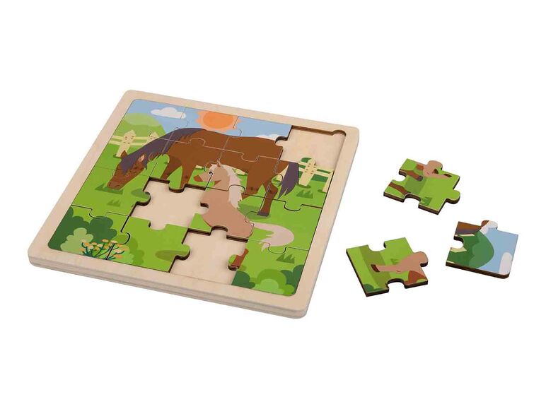 Puzzle de madera animales