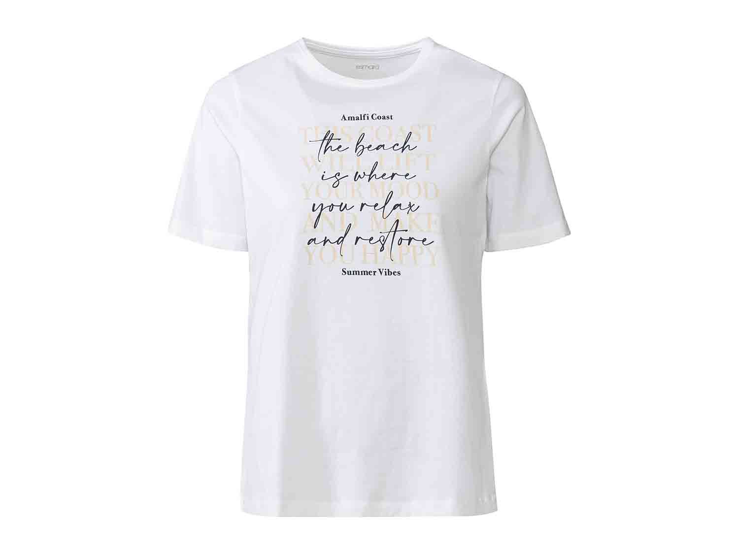 Camiseta de algodón puro para mujer