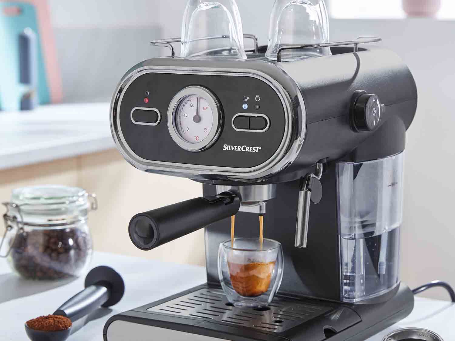 Cafetera espresso 1100 W antracita