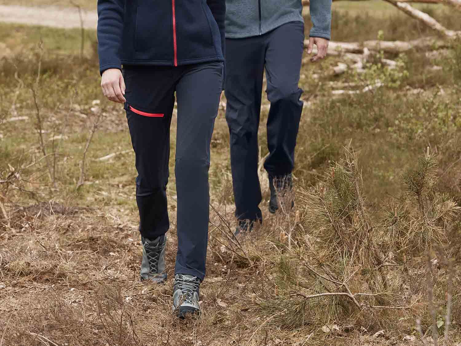 Pantalón trekking con bolsillo de cremallera para mujer