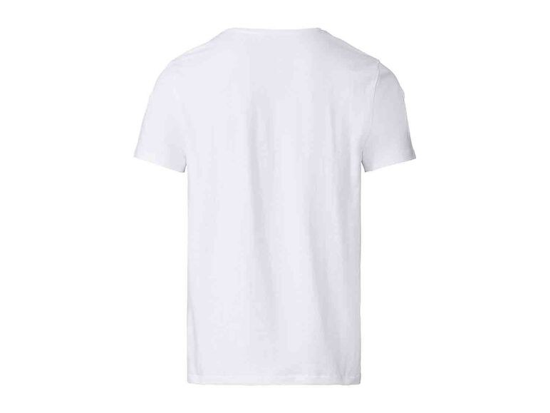 Camisetas blancas para hombre cuello redondo pack 2