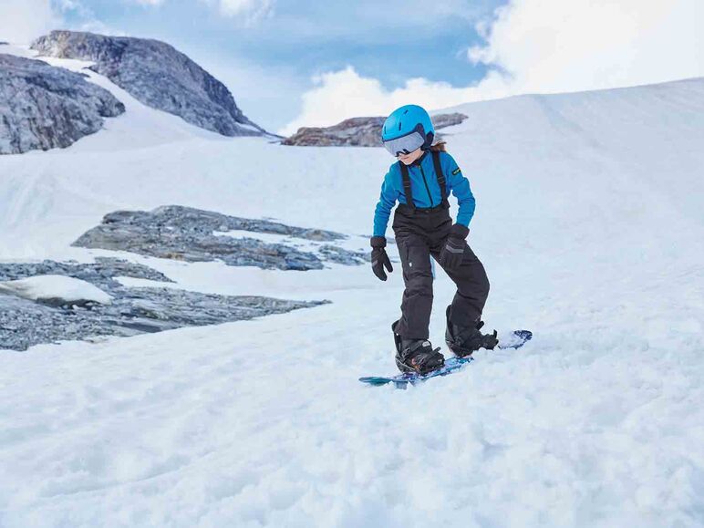 Casco de esquí y snowboard infantil con visera